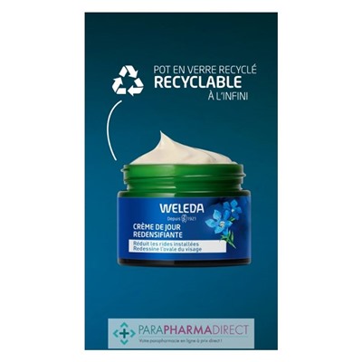 Weleda Crème de Jour Redensifiante Gentiane Bleue et Edelweiss BIO 40ml