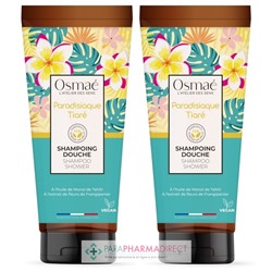 Osmaé Paradisiaque Tiaré - Shampoing Douche - LOT de 2x200mlLot  × 2