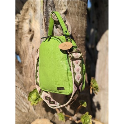 AB.Z · Pelle · mochila NAPA (630) PISTACHO - CINTURON BOLSOS (150)-6 (8) АКЦИЯ