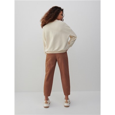 Sweatshirt aus Strukturjersey