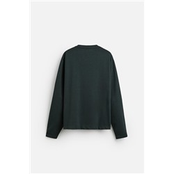 CAMISETA TEXTO BORDADO