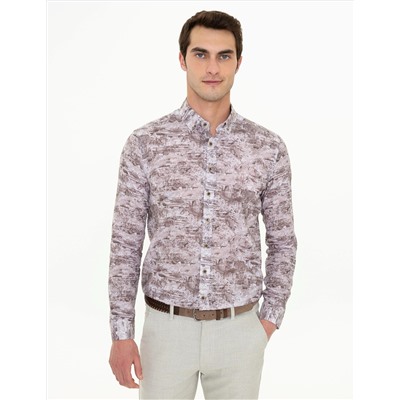Vizon Slim Fit Uzun Kollu Gömlek