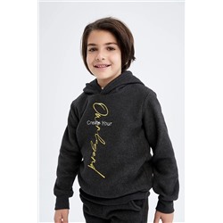 Defacto Erkek Çocuk Kapüşonlu Sweatshirt Y8921A622CW