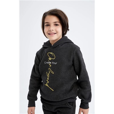 Defacto Erkek Çocuk Kapüşonlu Sweatshirt Y8921A622CW