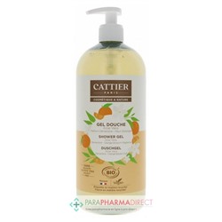 Cattier Gel Douche Aloe Vera Clémentine Fleur d'Oranger Bio 1L