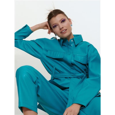 Hemdjacke aus Kunstleder