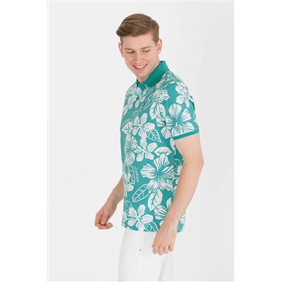 Erkek Mint Polo Yaka Tişört