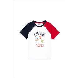 Erkek Çocuk Beyaz Tişört