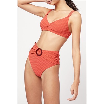 Sujetador de biquini Boucle Ladrillo rojizo
