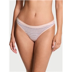 Stretch Cotton Thong Panty