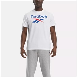 Men's Reebok Identity Big Stacked Logo T-Shirt