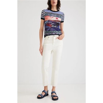 Camiseta tricot japonesa