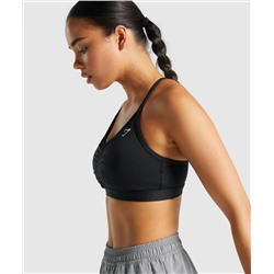 RUCHED SPORTS BRA