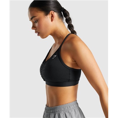 RUCHED SPORTS BRA