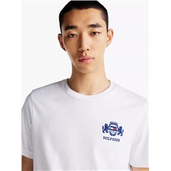 Embroidered Flag Crest T-Shirt
