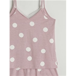 Pyjama-Set mit Punkten