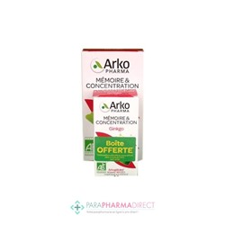 ArkoPharma ArkoGélules - Ginkgo - Mémoire Concentration - BIO 150 + 45 gélules OFFERTES