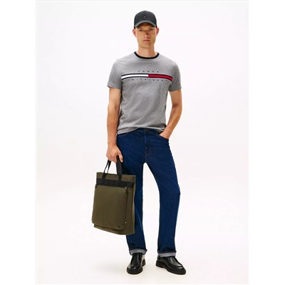 Embroidered Flag Logo T-Shirt