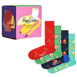 Happy Socks Food For Thought Geschenkset Socken 4 Paar XFFT09-0200