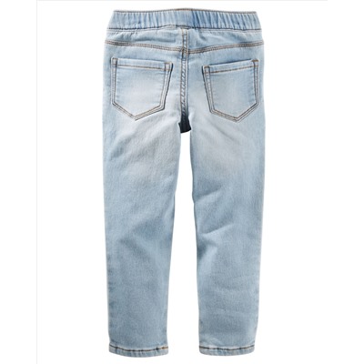Pull-On Knit-Like Denim