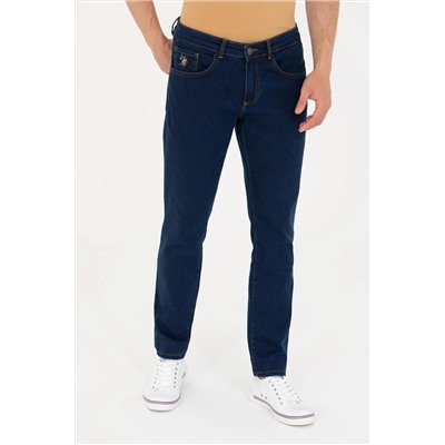Erkek Lacivert Jean Pantolon