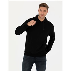 Siyah Regular Fit Sweatshirt