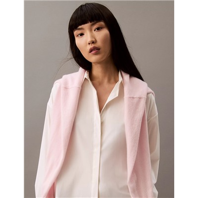 Stretch Poplin Relaxed Fit Button-Down Shirt