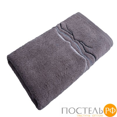 529711/4 Полотенце махровое FLASH 16-1406 серо-беж 70*140, 500гр/м2