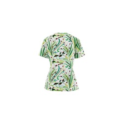 Zoe + Chloe Scrubs Dottie V-Neck Print Top
