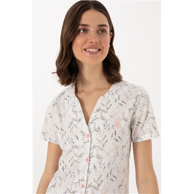 Kadın Ekru Pijama Takımı