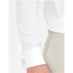 Beyaz Slim Fit Smokin Gömlek