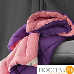 Одеяло 'Sleep iX' MultiColor 250 гр/м, 140х205 см, (цвет: Теплый Розовый+Темно-Фиолетовый) Код: 4605674121431