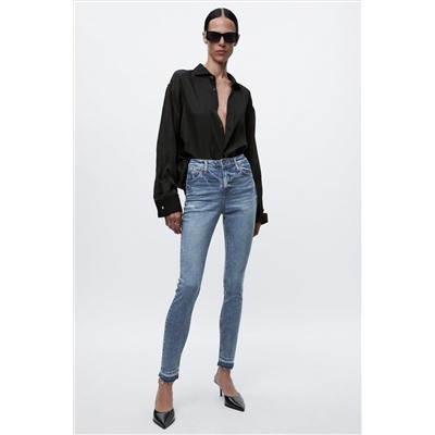 ZW SKINNY MID-RISE JEANS