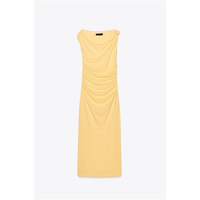 ASYMMETRIC MIDI DRESS