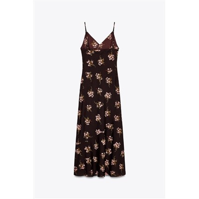 PRINTED MIDI DRESS