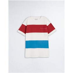 Striped T-shirt, Men, Multicolour