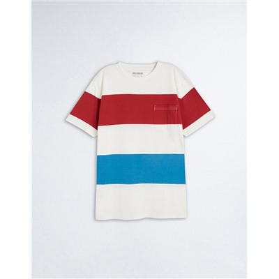 Striped T-shirt, Men, Multicolour
