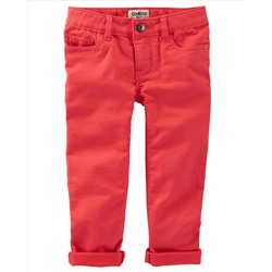 Knit-Like Skinny Stretch Twills