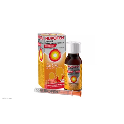 Nurofen Junior Fieber- & Schmerzsaft Erdbeer - 150 ml