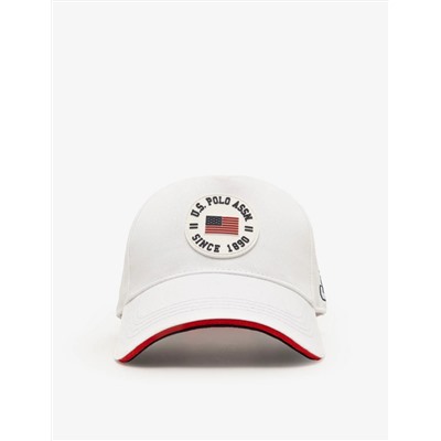 MENS USPA CIRCLE RUBBER LOGO HAT