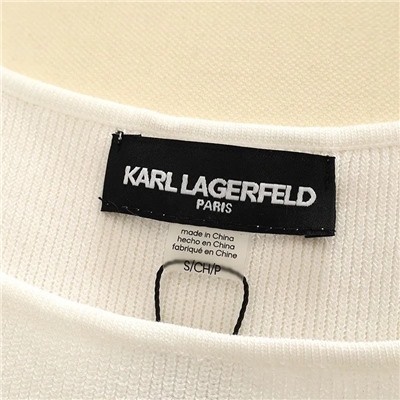 Эластичная майка с широкими бретелями Kar*l Lagerfel*d