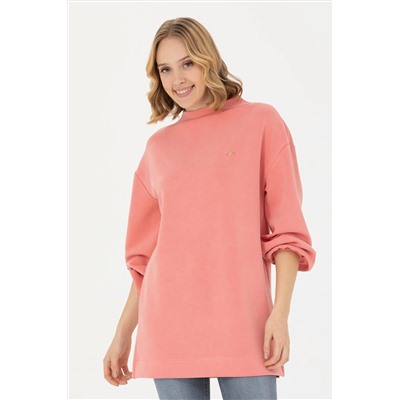 Kadın Somon Sweatshirt
