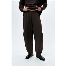 FEW ITEMS LEFT PLUSH JOGGER TROUSERS WITH PLEATS