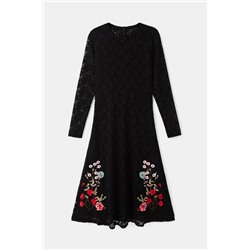 Vestido encaje flores