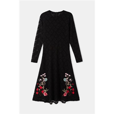 Vestido encaje flores