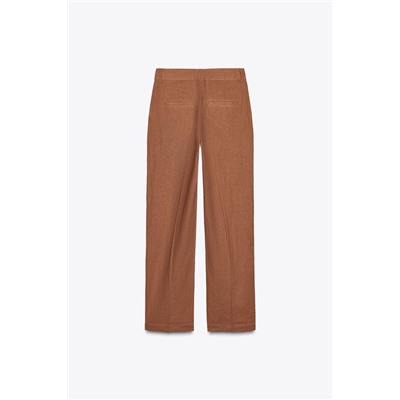 PANTALÓN RECTO CON LINO