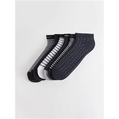 LC Waikiki Desenli Erkek Patik Çorap 7'li, LCW ACCESSORIES                                            
                                            Desenli Erkek Patik Çorap 7'li