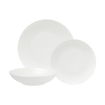 Сервиз обеденный, 6 перс, 18 пр, фарфор P, белый, White Basics, 63222