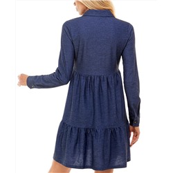 Ultra Flirt Juniors' Denim Fit & Flare Dress