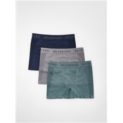 Nahtlose Boxershorts im 3er-Pack